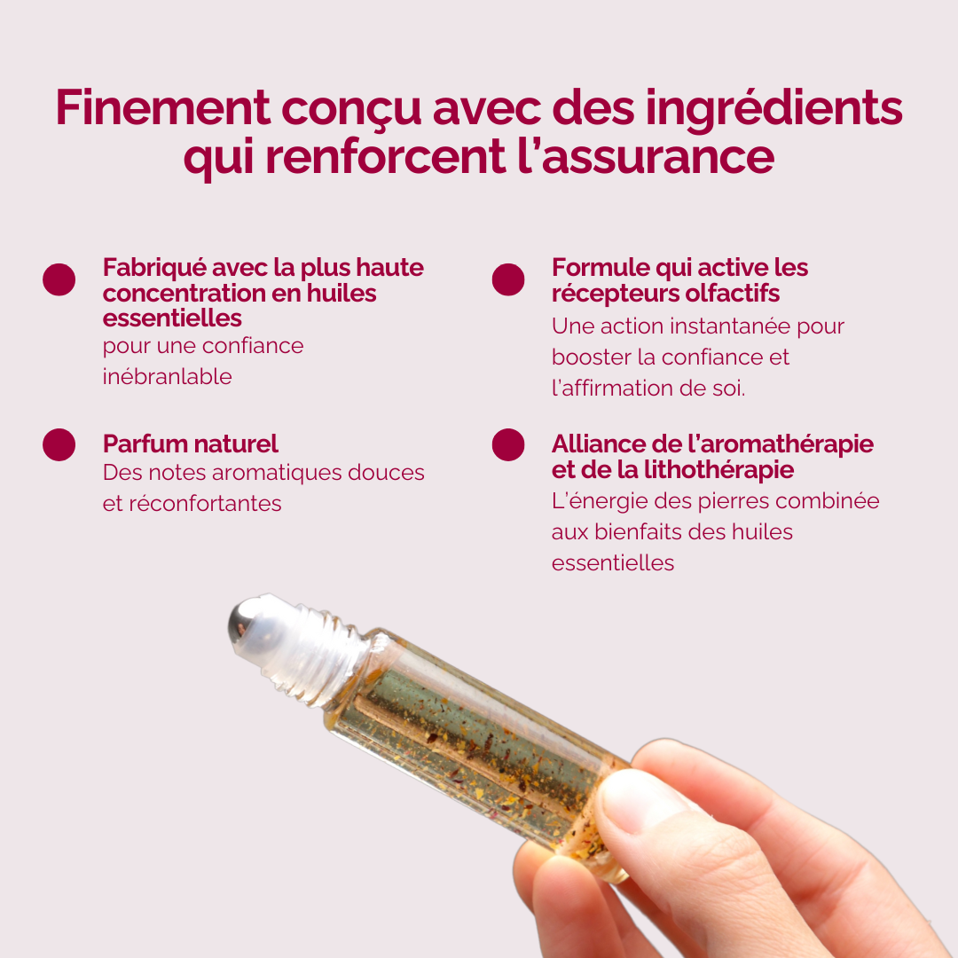Roll-on Confiance LunaLuz - huiles essentielles et pierres fines - vue 10