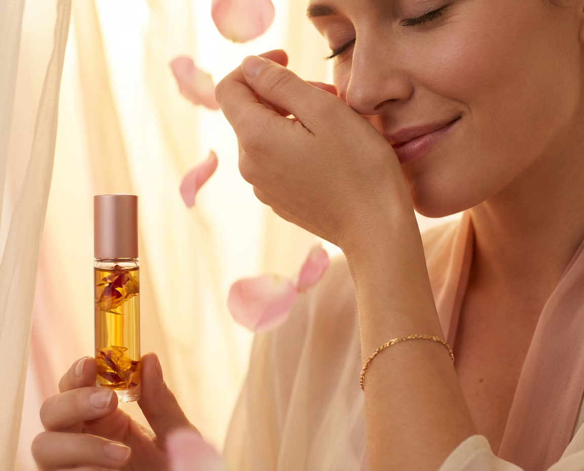 Roll-on Sommeil LunaLuz - huiles essentielles et pierres fines - vue 3