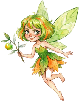 Fée Mandarine verte